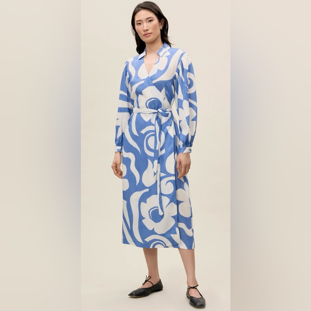Rebecca Taylor Long Sleeve Wrap Dress